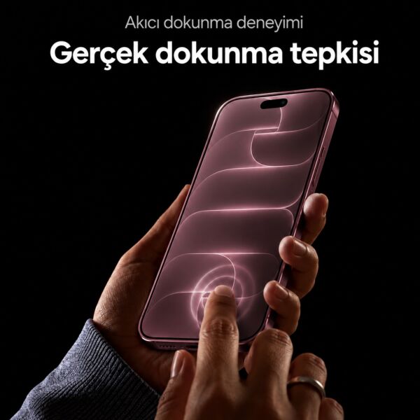 Apple iPhone 18 Pro Max Ekran Koruyucu A3717 Nano Parlak 9H Kırılmaz Esnek Cam Çizilmeye Dayanıklı Şeffaf