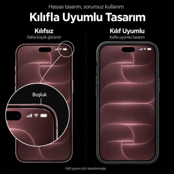Apple iPhone 18 Pro Max Ekran Koruyucu A3717 Nano Parlak 9H Kırılmaz Esnek Cam Çizilmeye Dayanıklı Şeffaf