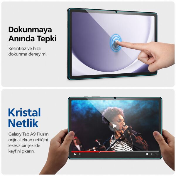 Samsung Galaxy Tab A11 Plus Ekran Koruyucu 9H Nano  SM-X230