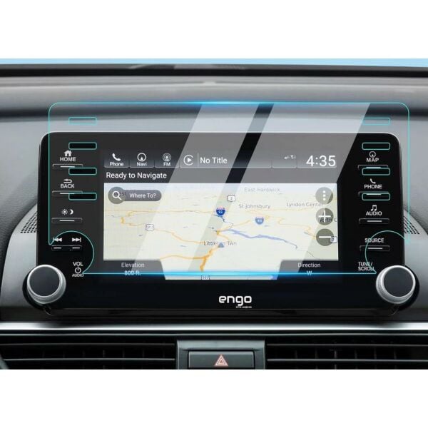 Honda Accord 8 inç Multimedya Ekran Koruyucu Nano Şeffaf