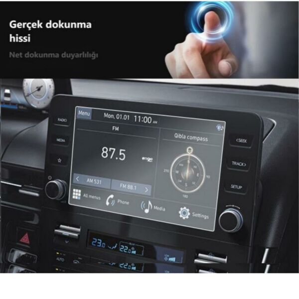 Hyundai Staria 8 inç Multimedya Mat Ekran Koruyucu Şeffaf