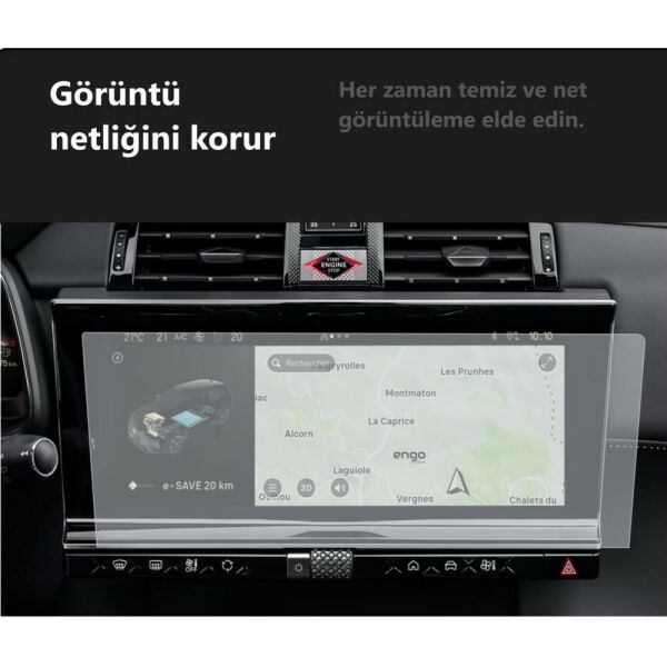 DS9 12 inç Multimedya Mat Ekran Koruyucu Şeffaf
