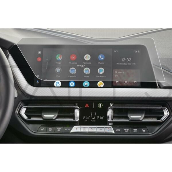 BMW 218i 10.25 inç Mat Multimedya Ekran Koruyucu Şeffaf
