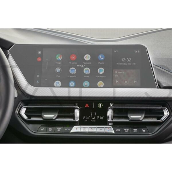 BMW 218i 10.25 inç Mat Multimedya Ekran Koruyucu Şeffaf