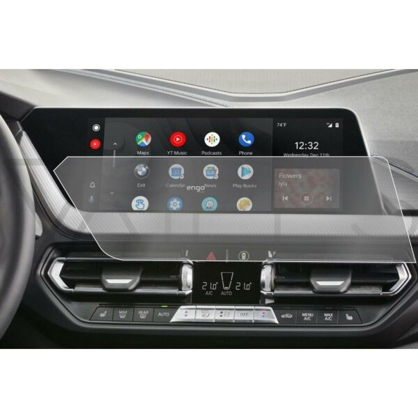 BMW 218i 10.25 inç Mat Multimedya Ekran Koruyucu Şeffaf