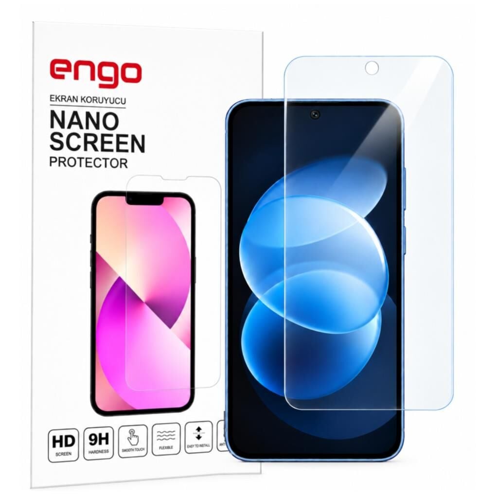 Redmi Note 17 Pro İle Uyumlu Ekran Koruyucu 6.83 İnç 9H Nano Parlak, Esnek Kırılmaz Cam, Çizilmeye ve Darbeye Dayanıklı Şeffaf Koruma