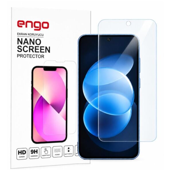 Redmi Note 17 Pro İle Uyumlu Ekran Koruyucu 6.83 İnç 9H Nano Parlak, Esnek Kırılmaz Cam, Çizilmeye ve Darbeye Dayanıklı Şeffaf Koruma
