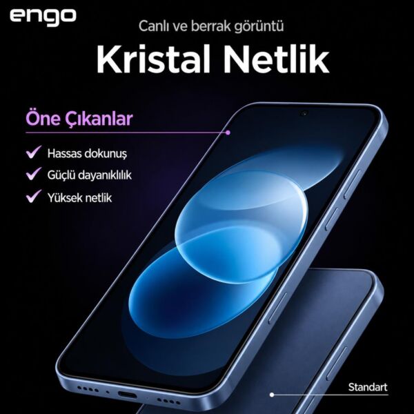 Redmi Note 17 Pro İle Uyumlu Ekran Koruyucu 6.83 İnç 9H Nano Parlak, Esnek Kırılmaz Cam, Çizilmeye ve Darbeye Dayanıklı Şeffaf Koruma