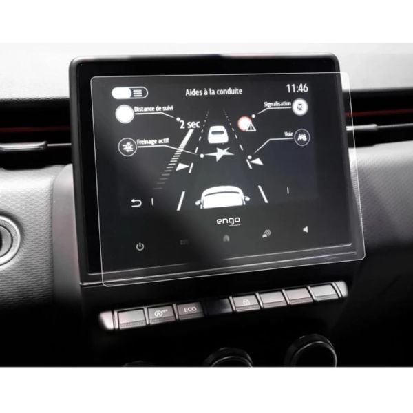 Renault Captur 7 inç Multimedya Mat Ekran Koruyucu Şeffaf