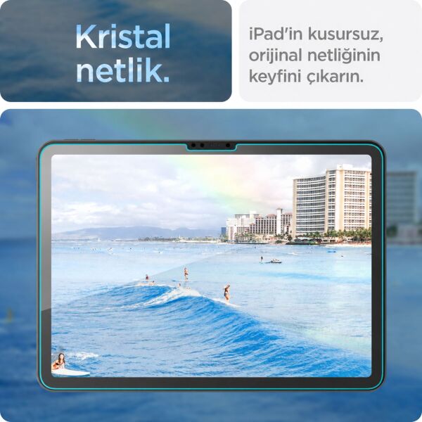 Apple iPad 11. Nesil A16 Ekran Koruyucu 11 inç 9H Parlak Nano Cam