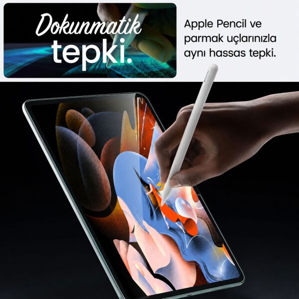 Apple iPad 11. Nesil A16 Ekran Koruyucu 11 inç 9H Parlak Nano Cam