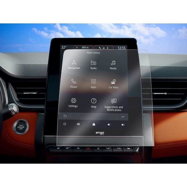 Renault Captur 9.3 inç Multimedya Mat Ekran Koruyucu