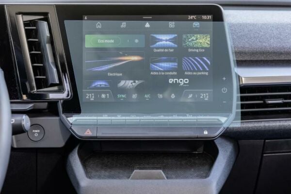 Renault Austral Multimedya Ekran Koruyucu Şeffaf Nano 9 inç