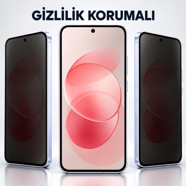 Redmi Note 17 Pro Max İle Uyumlu Hayalet Ekran Koruyucu 6.83 İnç, Yan Görüş Gizlilik Filtresi, Çizilmeye Dayanıklı Kırılmaz Nano Cam