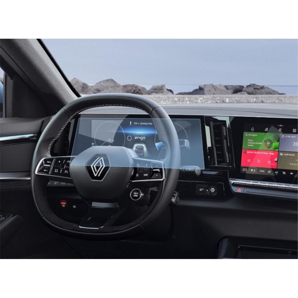 Renault Megane E Tech Dijital Gösterge Ekran Koruyucu 12.3 İnç