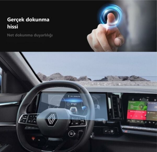 Renault Austral Dijital Gösterge Ekran Koruyucu 12.3 İnç