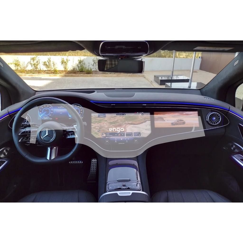 Mercedes EQS 580 Mat Ekran Koruyucu Şeffaf Nano Tam Kaplama