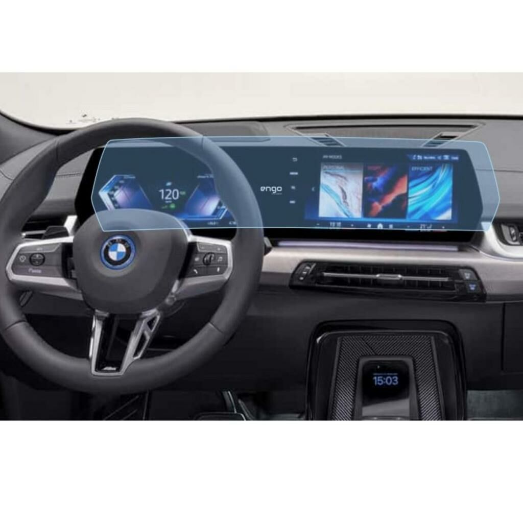 BMW iX2 Ekran Koruyucu Multimedya U10 Kavisli Tek Parça