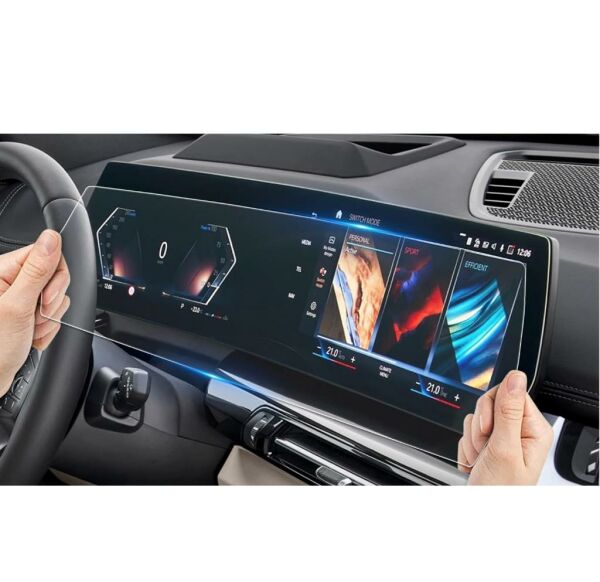 BMW iX2 Ekran Koruyucu Multimedya U10 Kavisli Tek Parça
