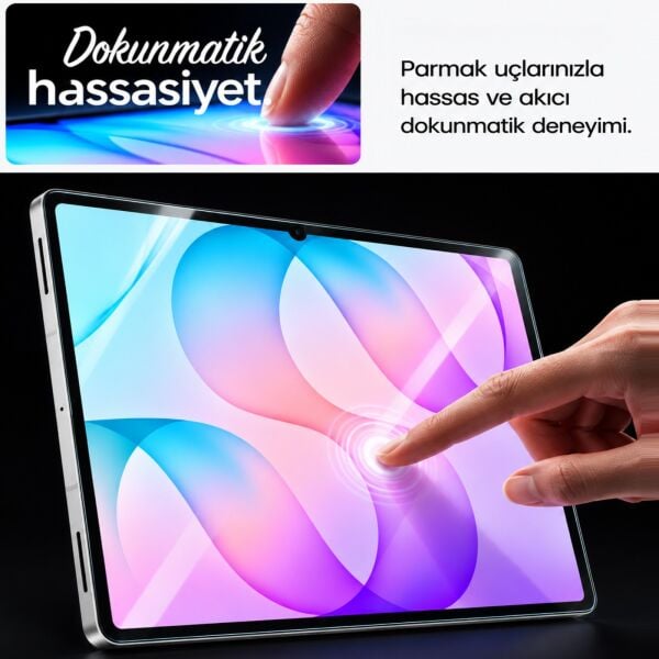 Samsung Galaxy Tab S12 Plus İle Uyumlu Paperfeel Ekran Koruyucu 12.6 İnç SM-X840 Kağıt Hissi Veren Mat Dokulu Yüzey, Kalem Uyumlu, Not Alma ve Çizim İçin