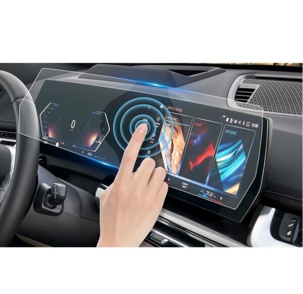 BMW iX2 Mat Ekran Koruyucu Multimedya U10 Kavisli Tek Parça