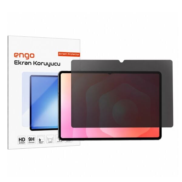 Samsung Galaxy Tab S12 Ultra Hayalet Ekran Koruyucu 14.6 İnç SM-X940 Yandan Görünmeyen Anti-Spy Gizlilik (Privacy) Koruması, 9H Nano Kırılmaz Esnek Cam, Parlama Ve Parmak İzi Önleyici