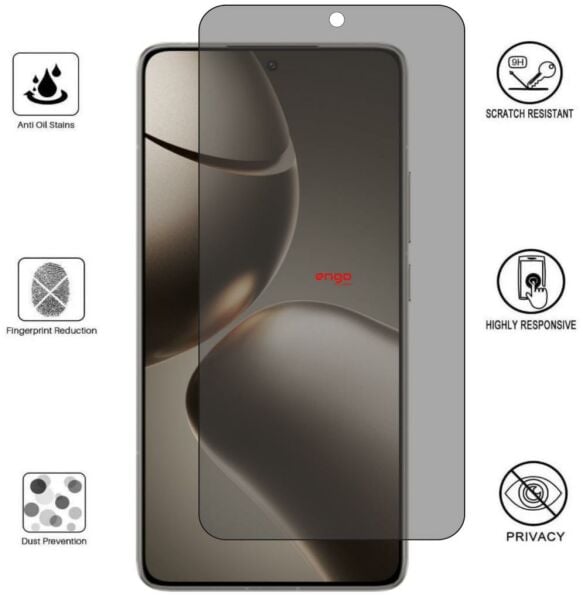 Xiaomi 14T Pro Hayalet Ekran Koruyucu Anti-Spy Şeffaf
