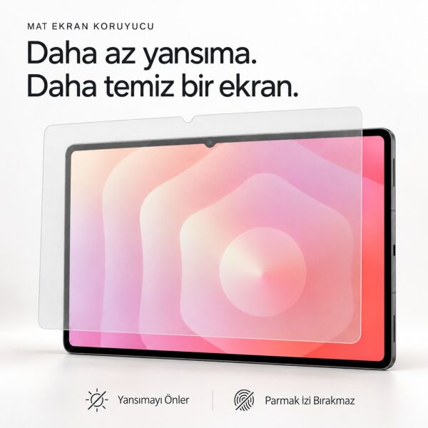 Samsung Galaxy Tab S12 Ultra İle Uyumlu Mat Ekran Koruyucu 14.6 İnç SM-X940 Parmak İzi Bırakmayan Yansıma Ve Parlama Önleyici Koruma, 9H Kırılmaz Esnek Nano Cam