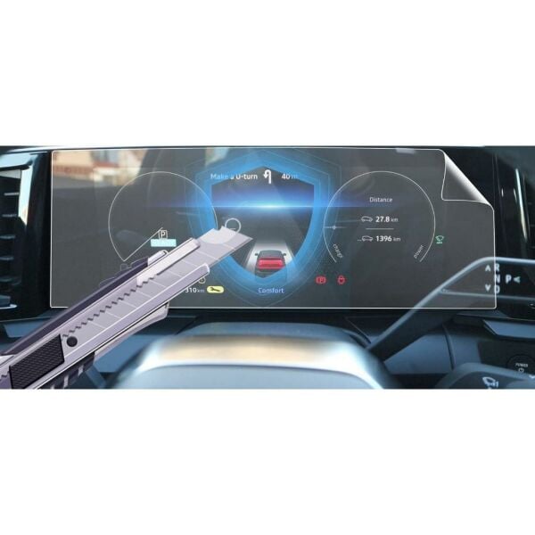 Renault Megane E Tech Dijital Gösterge Mat Ekran Koruyucu