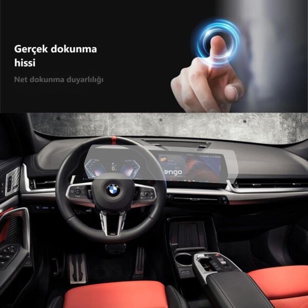 BMW X1 Mat Ekran Koruyucu U11 Kavisli Ekran İle Uyumlu