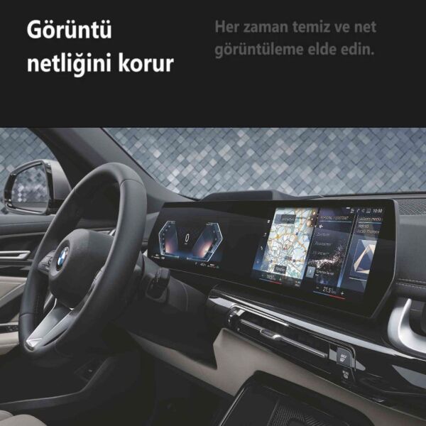 BMW X1 Mat Ekran Koruyucu U11 Kavisli Ekran İle Uyumlu