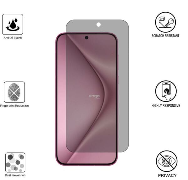 Huawei Pura 70 İle Uyumlu Hayalet Ekran Koruyucu Şeffaf