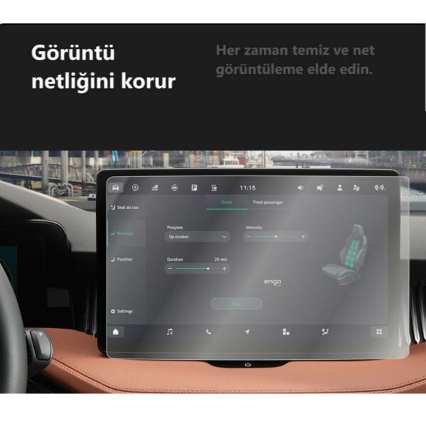 Skoda Superb 10 inç Mat Ekran Koruyucu Multimedya Şeffaf