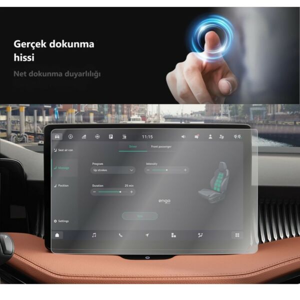 Skoda Superb 10 inç Mat Ekran Koruyucu Multimedya Şeffaf