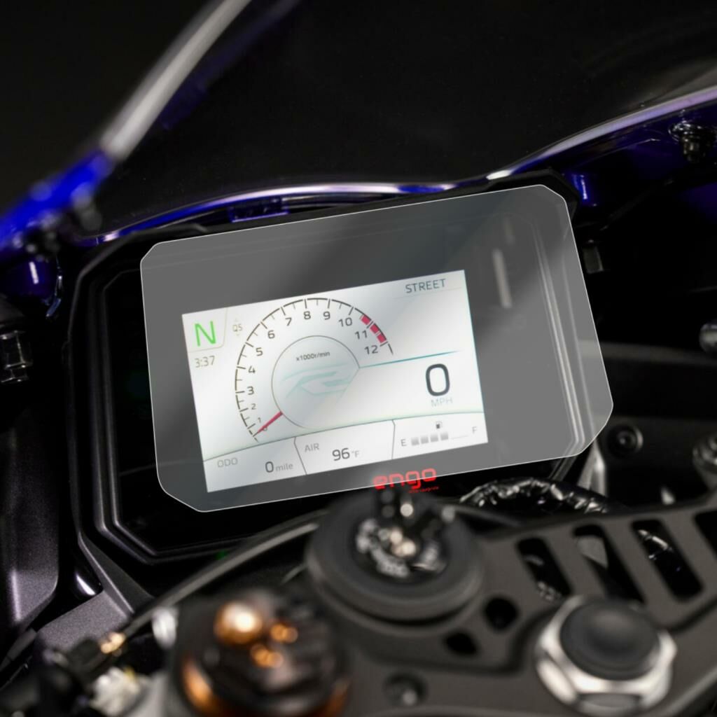 Yamaha R9 Mat Ekran Koruyucu 5 inç TFT Dijital Gösterge