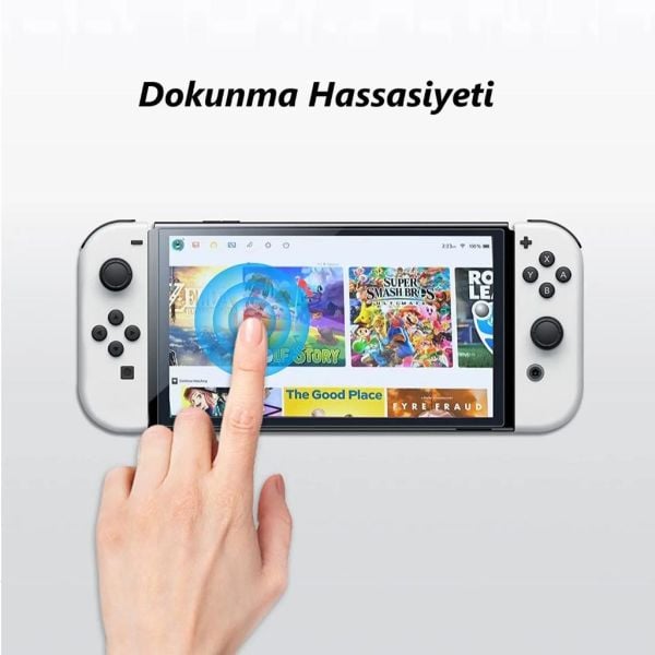Nintendo Switch OLED 7 inç Ekran Koruyucu Nano Oyun Konsolu