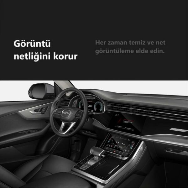 Audi A7 Ekran Koruyucu Set Multimedya Kumanda Gösterge Klima
