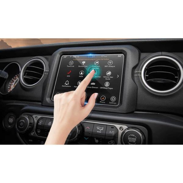 Jeep Wrangler Ekran Koruyucu 8.4 inç Multimedya Uyumlu Nano