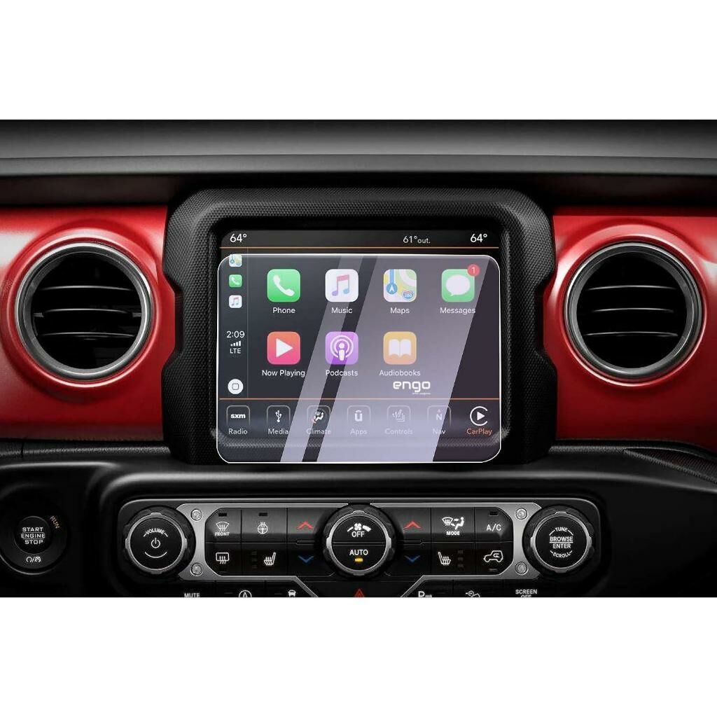Jeep Wrangler Mat Ekran Koruyucu 8.4 inç Multimedya Uyumlu