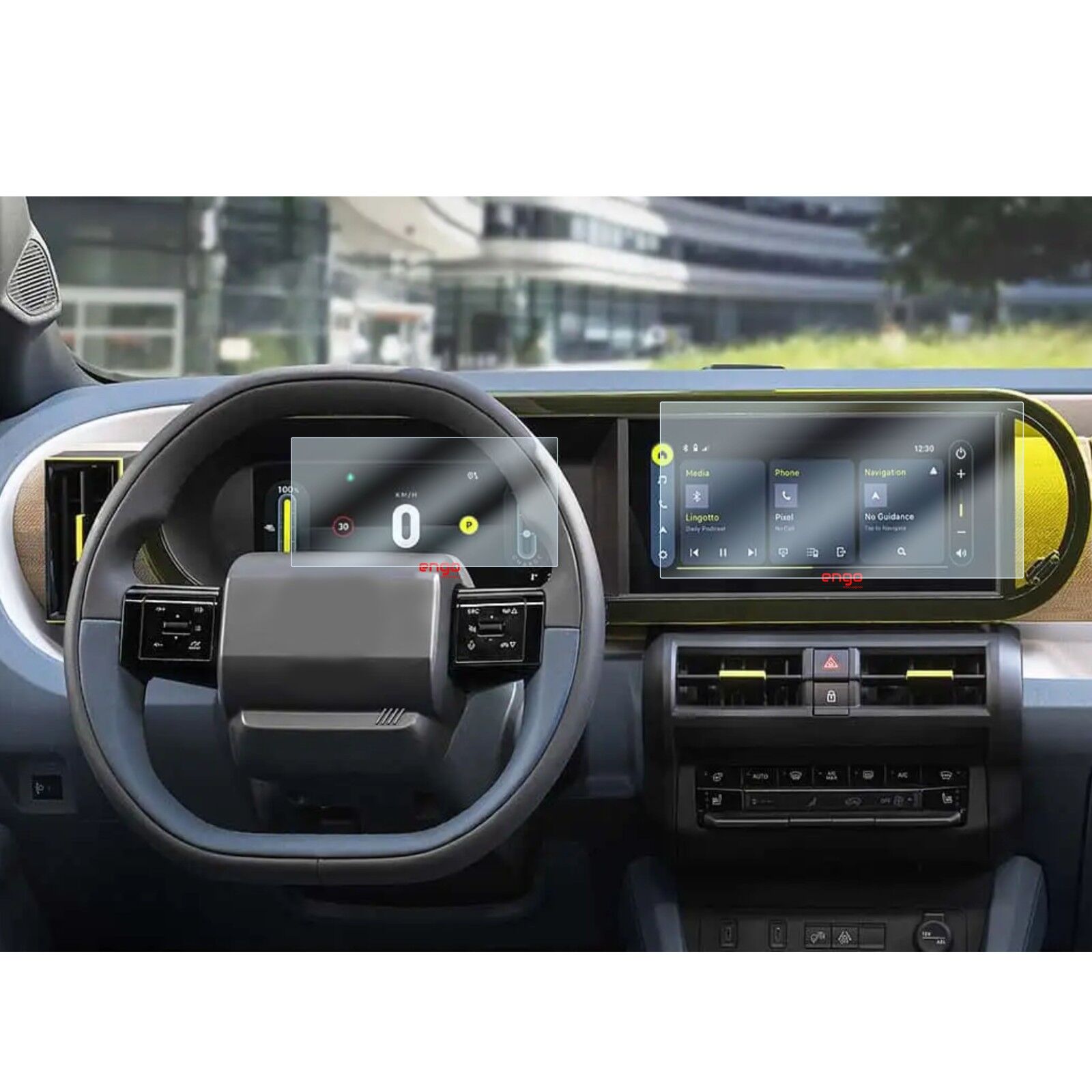 Fiat Grande Panda Ekran Koruyucu Multimedya Gösterge Nano