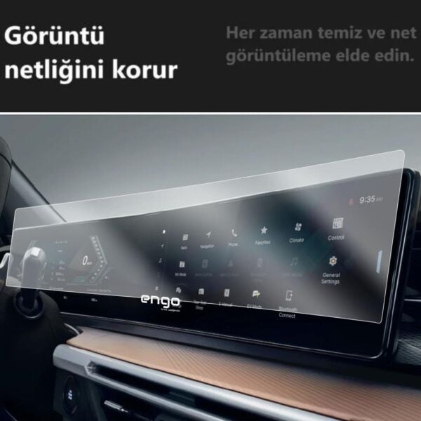 SsangYong Actyon 12.3 Mat Ekran Koruyucu Multimedya Gösterge