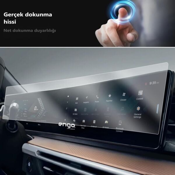 SsangYong Actyon 12.3 Mat Ekran Koruyucu Multimedya Gösterge