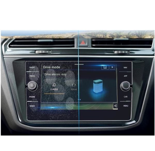 Volkswagen Taigo 8 inç Multimedya Ekran Koruyucu Şeffaf