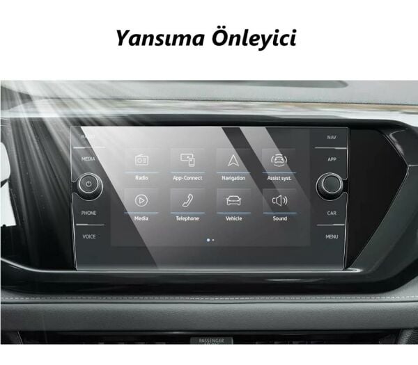 Volkswagen Taigo 8 inç Multimedya Mat Ekran Koruyucu