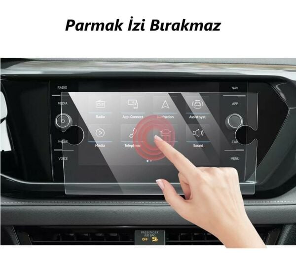 Volkswagen Taigo 8 inç Multimedya Mat Ekran Koruyucu