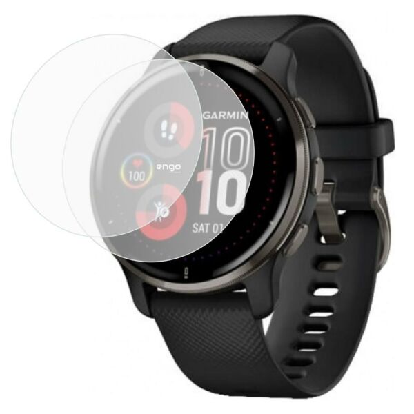 Garmin Venu 2 Plus Ekran Koruyucu TPU Film Şeffaf 2 Adet