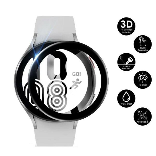 Samsung Galaxy Watch 4 Ekran Koruyucu Watch4 40mm Tam Kaplama