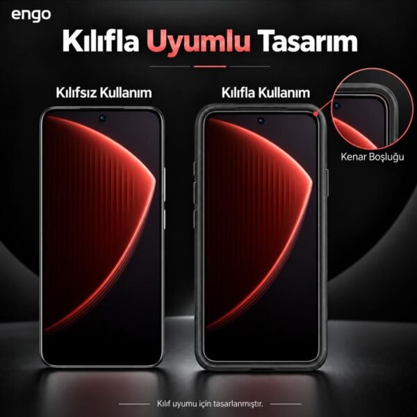 Tecno Pova 8 Pro 5G İle Uyumlu Ekran Koruyucu Nano Parlak 9H Kırılmaz Esnek Cam Çizilmeye Dayanıklı Şeffaf