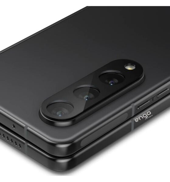 Samsung Galaxy Z Fold 4 Kamera Koruyucu Temperli Tam Kaplama Cam