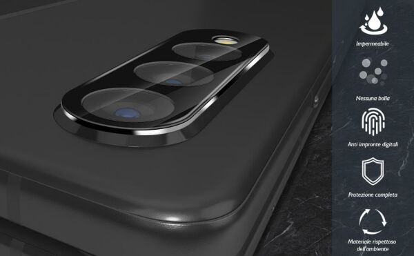 Samsung Galaxy Z Fold 4 Kamera Koruyucu Temperli Tam Kaplama Cam